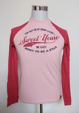 T-SHIRT SWEET YEARS ROSA RAGAZZO TG S UOMO MANICHE LUNGHE