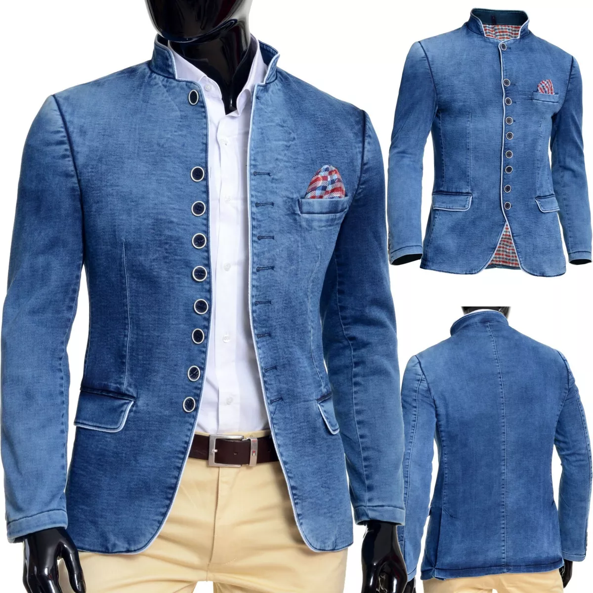 Grandad collar hotsell jacket