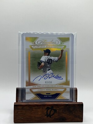 CHIEN-MING WANG 2023 PANINI FLAWLESS Achievements AUTO #MA-CW 02/10