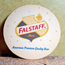 Falstaff Beer Coaster  4 1/4 ... 1960s