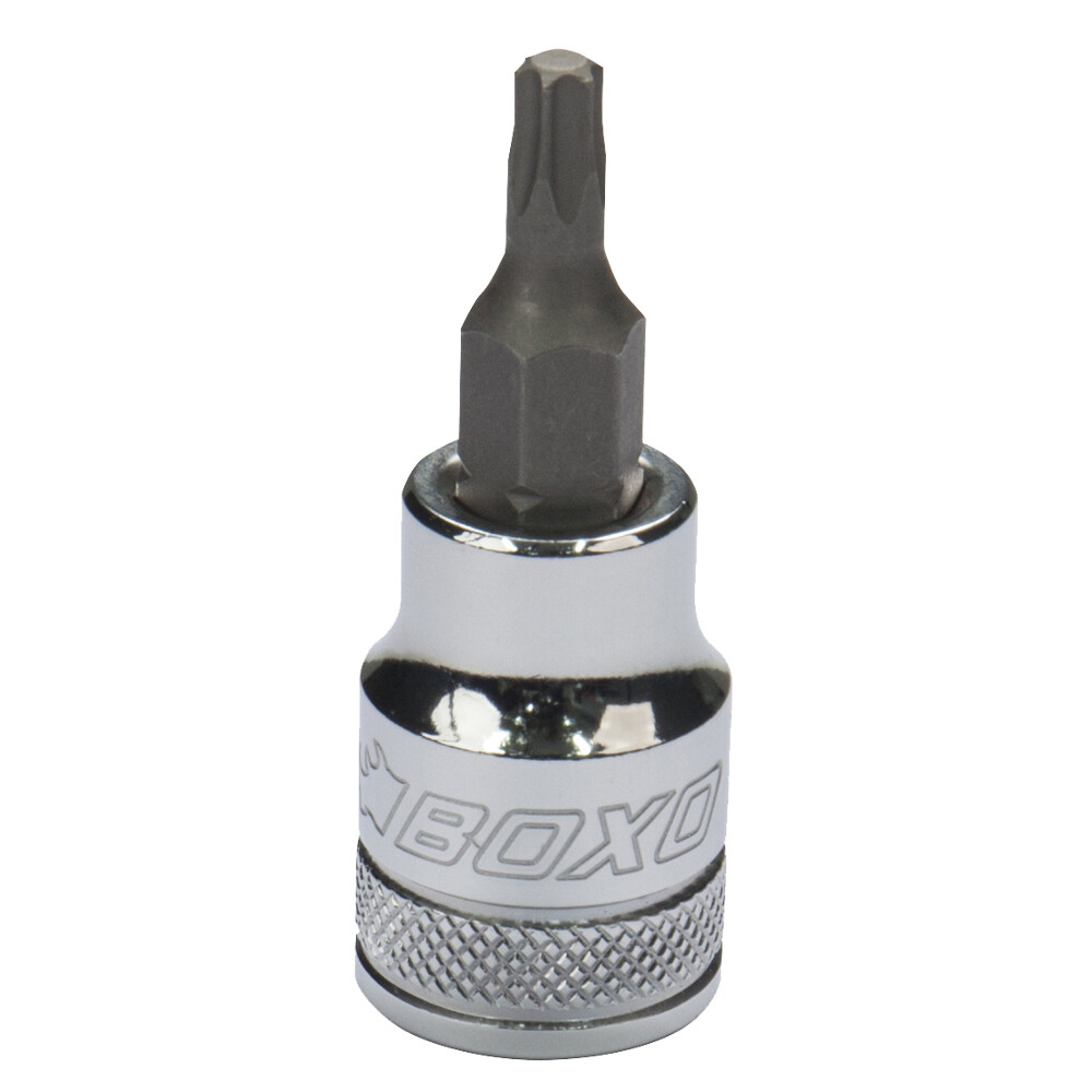 3/8"" Drive T55 Torx Bit Socket Boxo S2 Steel Bit 48mm Overall length Star Bit