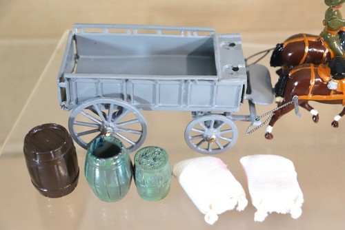 FUSILIER MINIATURES BOER WAR ARMY GENERAL SERVICE SUPPLY WAGON with SLOUCH HAT - Picture 8 of 13