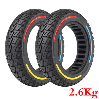 2x Für Segway Ninebot F20D F30D F40D Vollgummi Reifen 10x2.5 (60/70-6.5) DHL