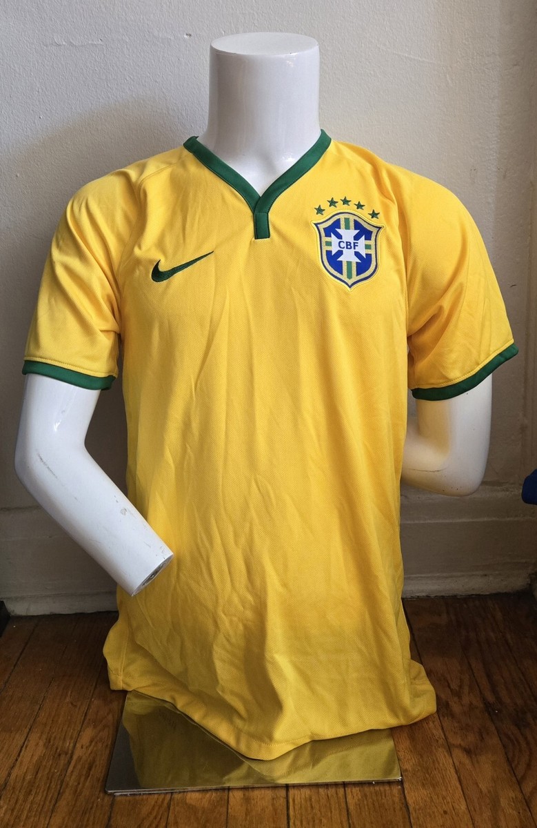 Nike S 2010-12 Brazil Home Soccer Football Jersey #10 | eBay