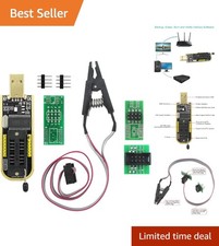 Ultimate SOIC8 Clip  CH341A Programmer Combo with PDF Guide - Perfect for BIOS