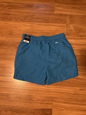 George Medium Swim Shorts Trunks With Drawstring Elastic Waist Blue