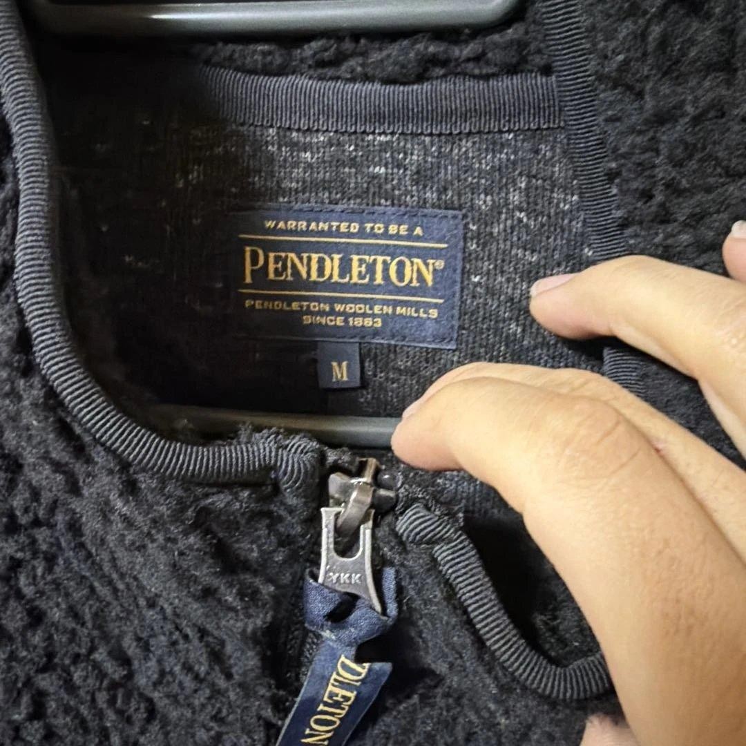 Pendleton Fleece Boa Jacket M Native Pattern Warm… - image 3