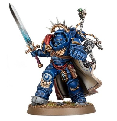 Warhammer 40K Space Marines Captain in Gravis Armour Pro Painted Commission