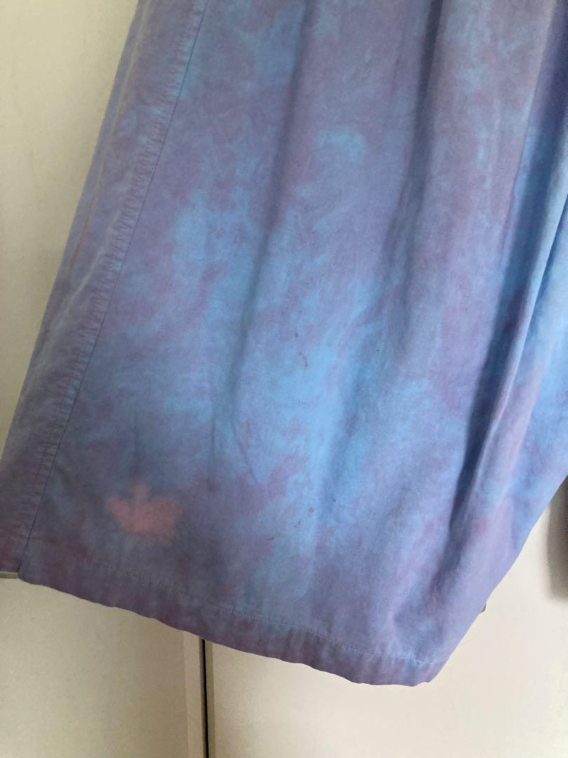 ANNTIAN Cotton Sarouel Pants Blue S Size