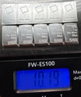 Valcambi 10 x 1g Silver Bars 999.0 Fine Total 10g