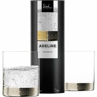 Eisch Becher Adeline, 2Er Set, Wasserglas, Trinkglas, Glas, Platin, 440 Ml