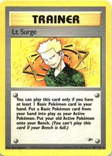 Lt. Surge 101/132 Rare Gym Heroes Pokemon Lightly Played on eBay