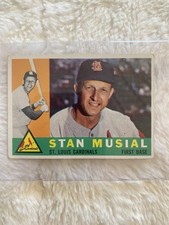 1960 topps baseball 250 stan musial