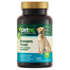 PetNC Natural Care Brewers Yeast Chewables for Dogs, 250 250 Count, No Color
