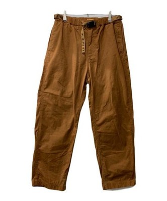 HUMAN MADE Easy Belted Pants Men's Casual Trousers Slim Fit Black Used