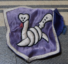 Vintage 158th INFANTRY Silk? Theater Made? WWII US ARMY Patch Embroidered