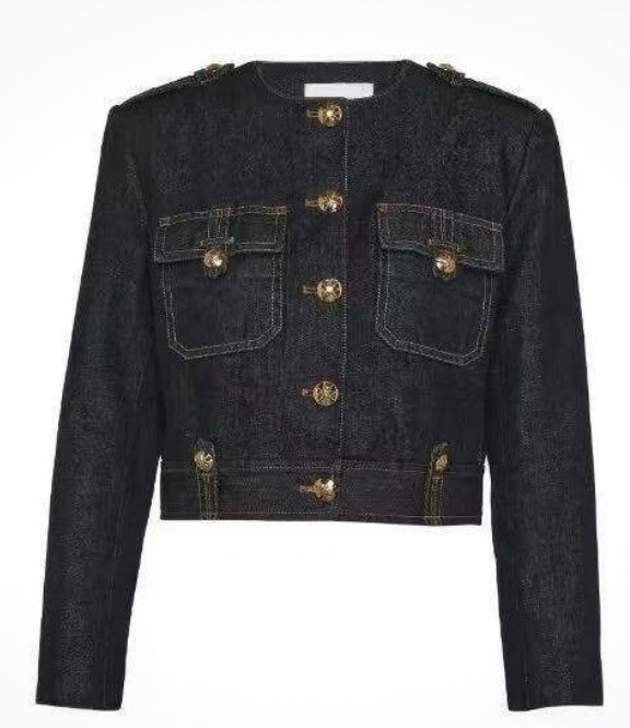 Zimmerman Dark Jean Jacket, Size3