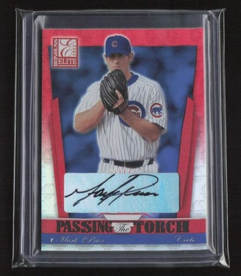 2002 Donruss Elite #PT-10 Mark Prior Passing the Torch Autographs #/100