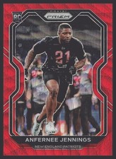2020 Panini Prizm #371 Anfernee Jennings Prizm Red Wave #/149 SN,RC