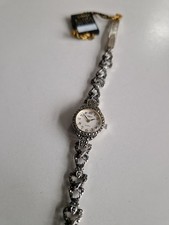 Art Deco Sterling Silber Uhr .925 Markasit