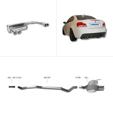 Bastuck Komplettanlage - BMW 1er Serie E82 118d/ 120d Bastuck Komplettanlage - BMW 1er Serie E82 118d/ 120d