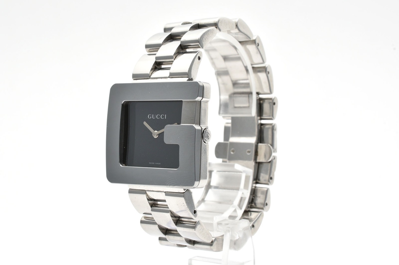 [NEAR MINT] Box Paper GUCCI 3600M G Face Black Dial Quartz Men's From ...