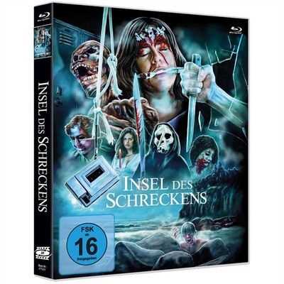 INSEL DES SCHRECKENS 1982 Scared Alive ISLAND OF BLOOD Whodunit BLU-RAY Cover B