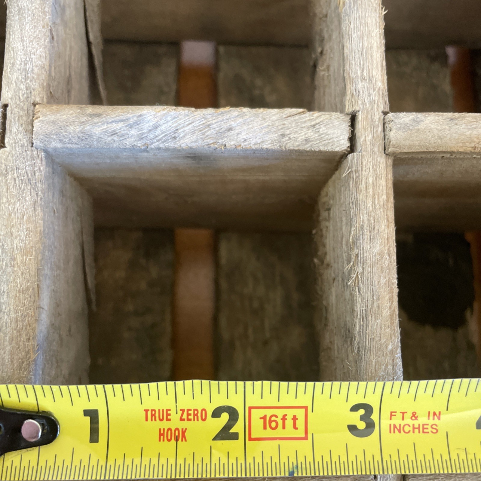 VTG Wooden Sun Drop Cola Soda Bottle Crate Schofield Wisconsin Wood Metal Box