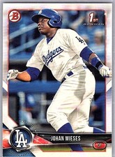 2018 Bowman #BP19 Johan Mieses Prospects