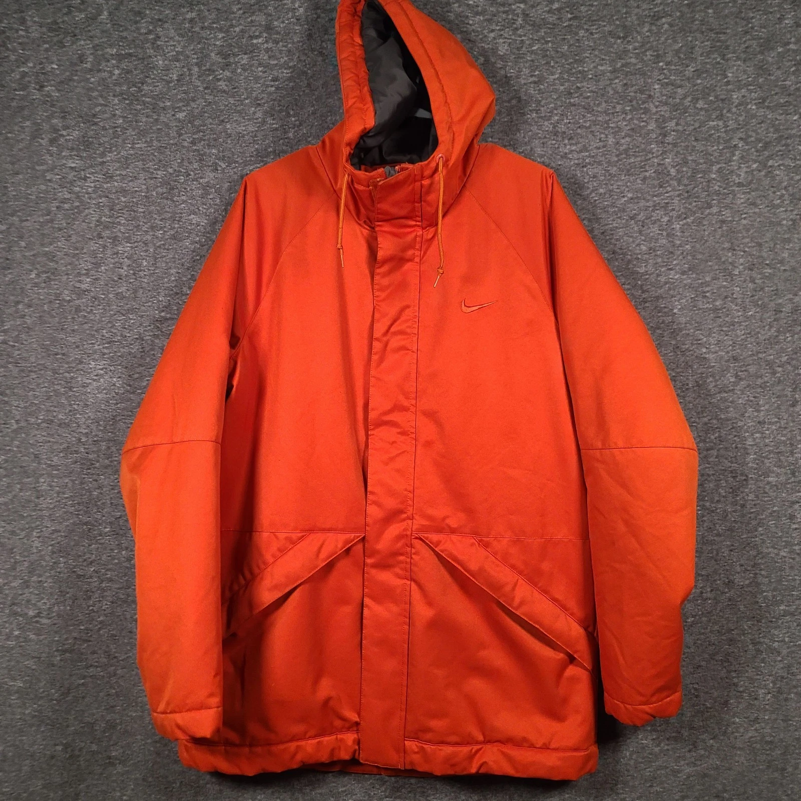Nike Men's Sportswear STORM-FIT Shell Parka Jacket Orange Size Large