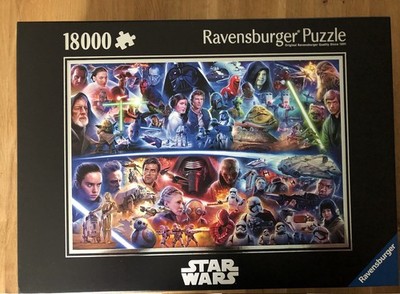 Ravensburger Puzzle 18000 Teile - Star Wars ''Galaktische Zeitreise'' 17827 Neu! 