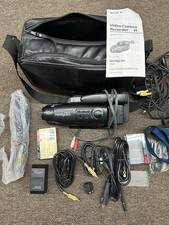 Sony Handycam CCD-FX330 Video8 Camcorder 10x Zoom w/ Remotes Accessories