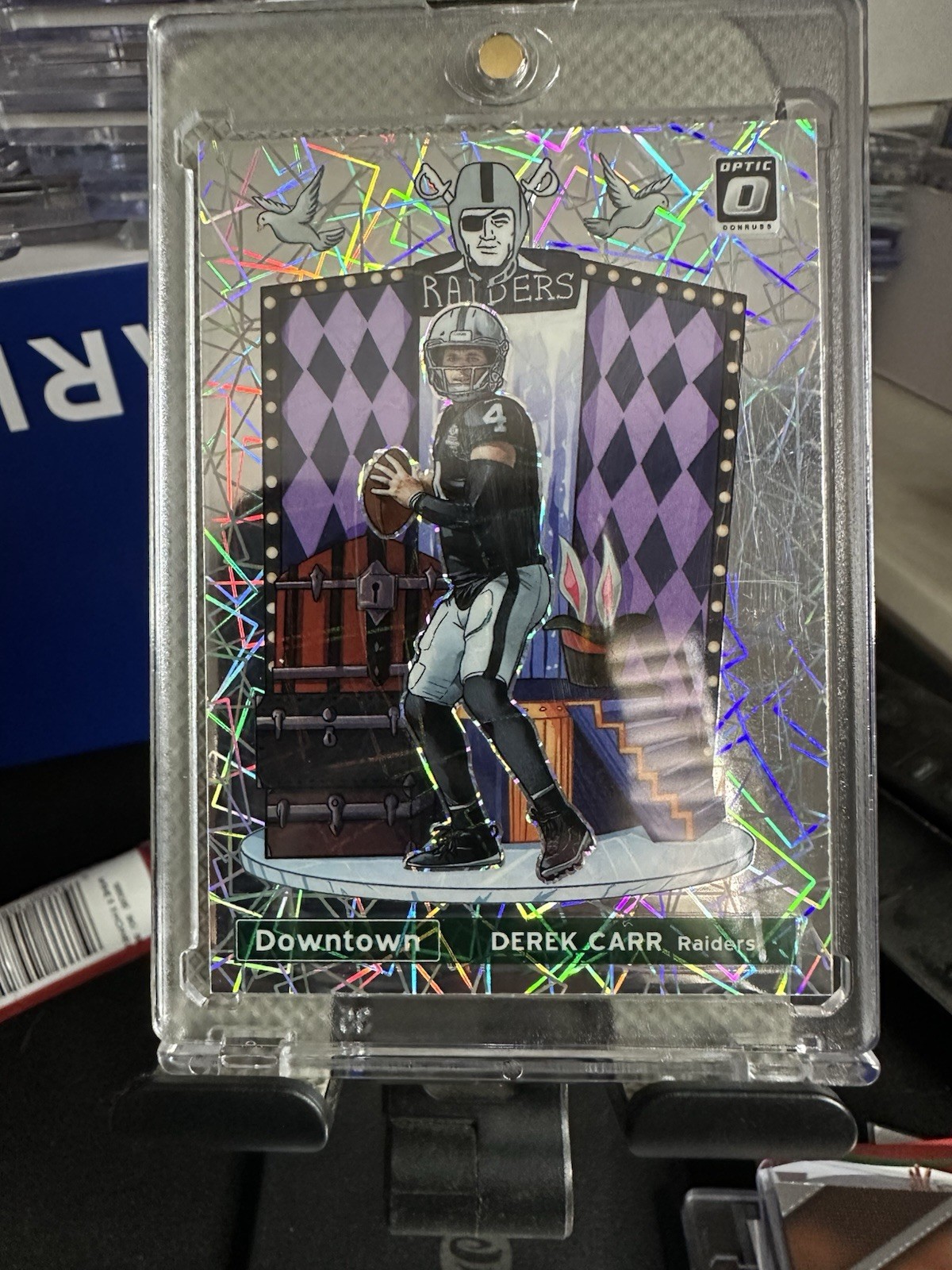 2021 Panini Donruss Optic - Downtown Derek Carr #DT-26