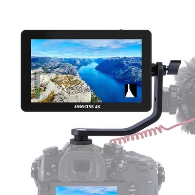 AndyCine A6 Plus 5.5'' IPS FHD Monitor, Supports 4K HDMI, Includes Tilt Arm