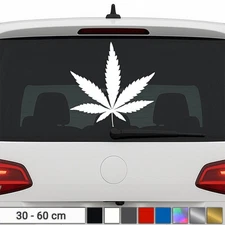 Hemp Sticker Leaf Weed Cannabis Marijuana Campervan Car Motorhome