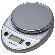 Escali Primo Digital Food Scale Chrome 11lb Kitchen Weight Tare Spill Resistant