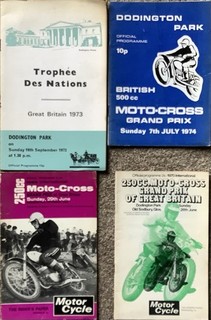 4 Dodington Park Motocross Grand Prix & Trophee Des Nations Programmes 1969 1974