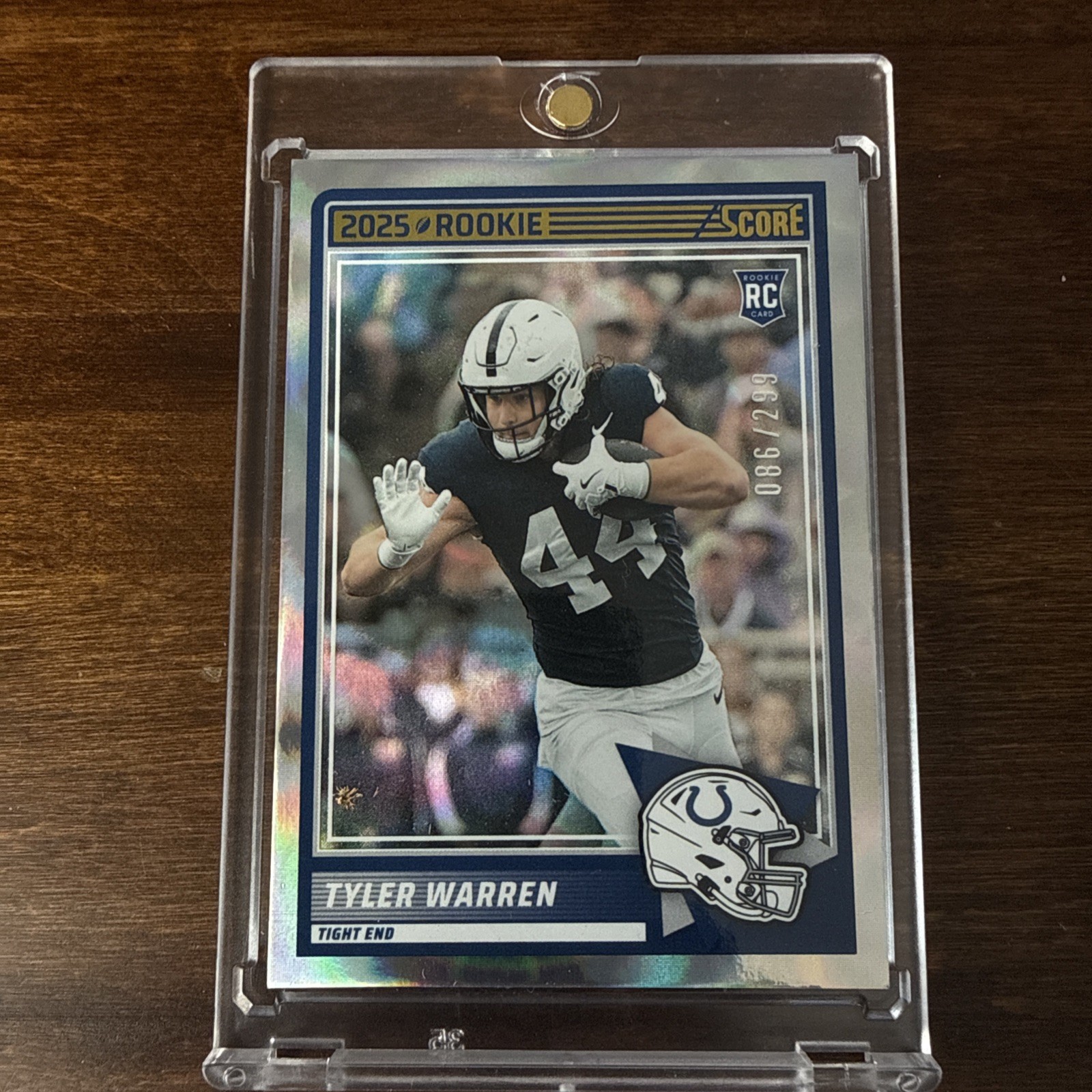 2025 Panini Score Rookie Circular #21 /299 Tyler Warren Penn State Colts