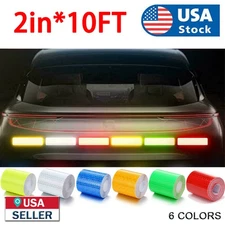 Reflective Safety Sticker Reflector Tape Car Night Traffic Safety Warning USA