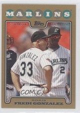 2008 Topps Gold Border 1729/2008 Fredi Gonzalez #265 8u9