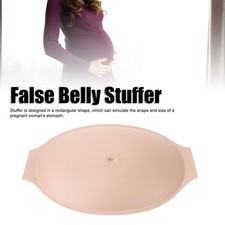 Fake Pregnancy Belly Rectangular Breathable Lightweight Artificial Pregnant Tumm