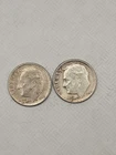 1963 D 1964 Roosevelt Dimes 90% Silver Denver Mint Mixed Condition R27