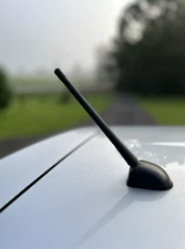 7" Short Black Rubber Antenna Mast Radio for Nissan Versa & Versa Note 2007-2025