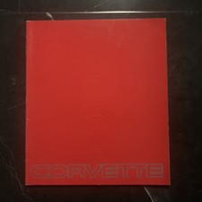 Original 1984 Chevrolet Corvette Dealer Sales Brochure W Poster Print Date 283