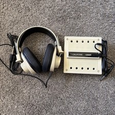 Califone 2924AV Headband Headphones - Beige And 1208AV-PY Mono Station.