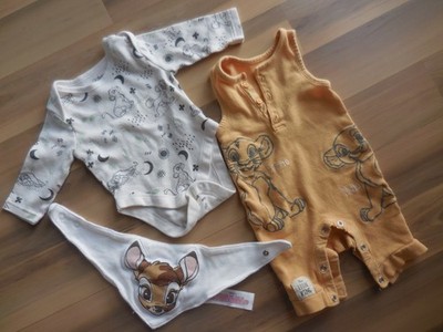 Babykleidung, unisex, Disney Baby, 4 Teile,  Gr. 62, Diverse