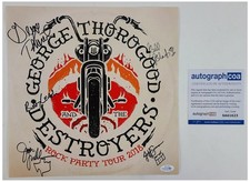 George Thorogood & The Destroyers Signed Album Cover Poster Flat ACOA