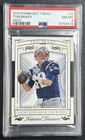 TOM BRADY PSA 8 2015 PANINI NATIONAL TREASURES #12 GOLD 10/49 PATRIOTS