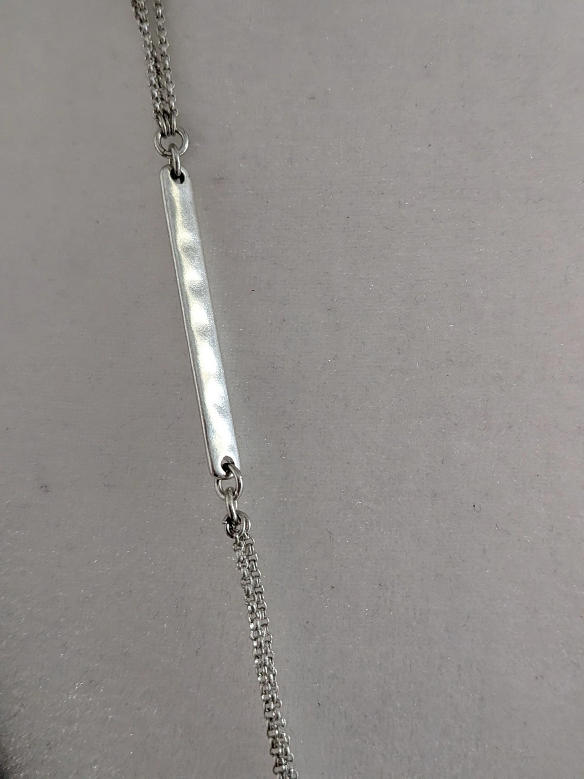 Lucky Brand Gold Silver Tones Pendant Necklace Reversible - product detail image 6