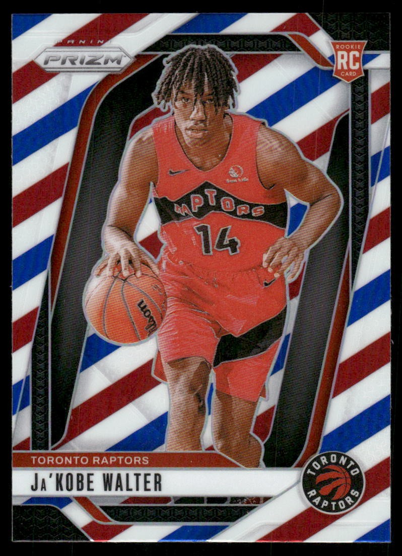 2024-25 Panini Prizm Ja'Kobe Walter #223 Red White Blue RC Basketball